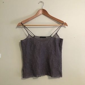 90s Sheer Roberto Collina Stretch Top Size Small